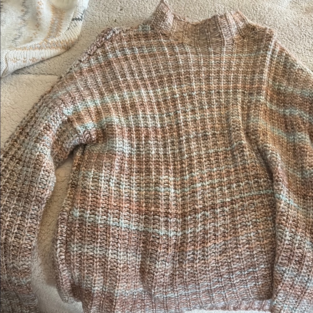 Cozy Knit Sweater in Earth Tones